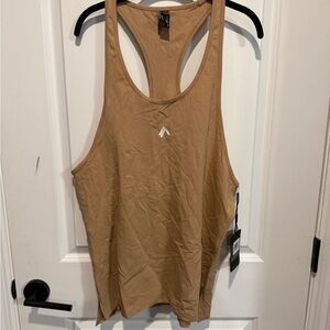 Alphalete Tan Stringer Tank Top NWT